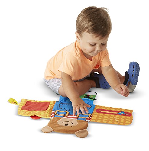 Melissa & Doug Soft Activity Baby Book - Dress Up Bear