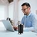 Homitt 20 oz Coffee Tumbler Stainless Steel Tumbler Double Wall Insulated Vacuum Tumbler, Sweat Free, Powder Coated Design with Splash Proof Sliding Lid for Both Cold & Hot Drinks Father‘s Gift