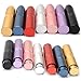 Nuobo 7Pack 8ML Perfume Atomiser Bottle Set for Travel Spray Scent Pump Case Empty Refillable 7Colors Available (8ml)