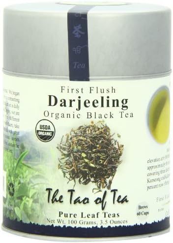 The Tao of Tea, First Flush Darjeeling Black Tea, Loose Leaf, 3.5 Ounce Tin by The Tao of Tea