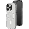 RhinoShield Clear Case Compatible with Magsafe for [iPhone 16 Pro Max] Superior Magnetic, Advanced Yellowing Resistance, Crystal Clear, Protective and Customizable Clear Phone Case-Black Camera Ring