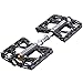 BONMIXC Mountain Bike Pedals 9/16 4 Sealed Bearings Excellent Lubricity Alloy MTB Pedals