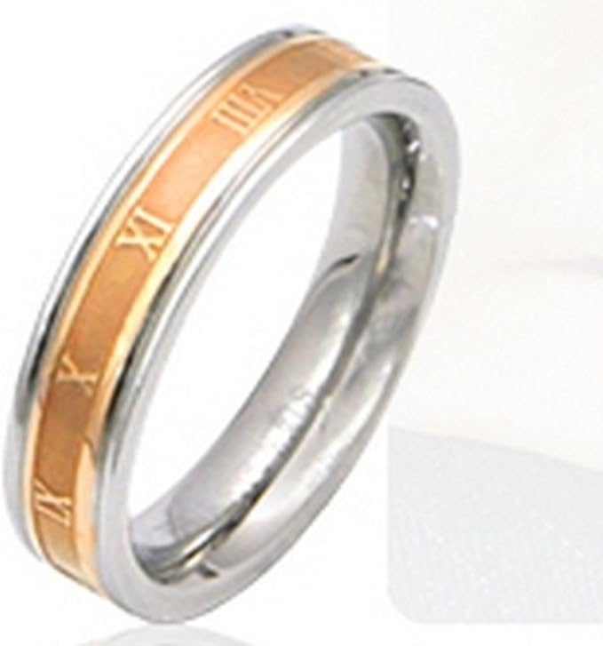Amazon Co Jp Plata 刻印無料 ステンレス ローマ数字 アトラス リング 指輪 ペアリング ジュエリー