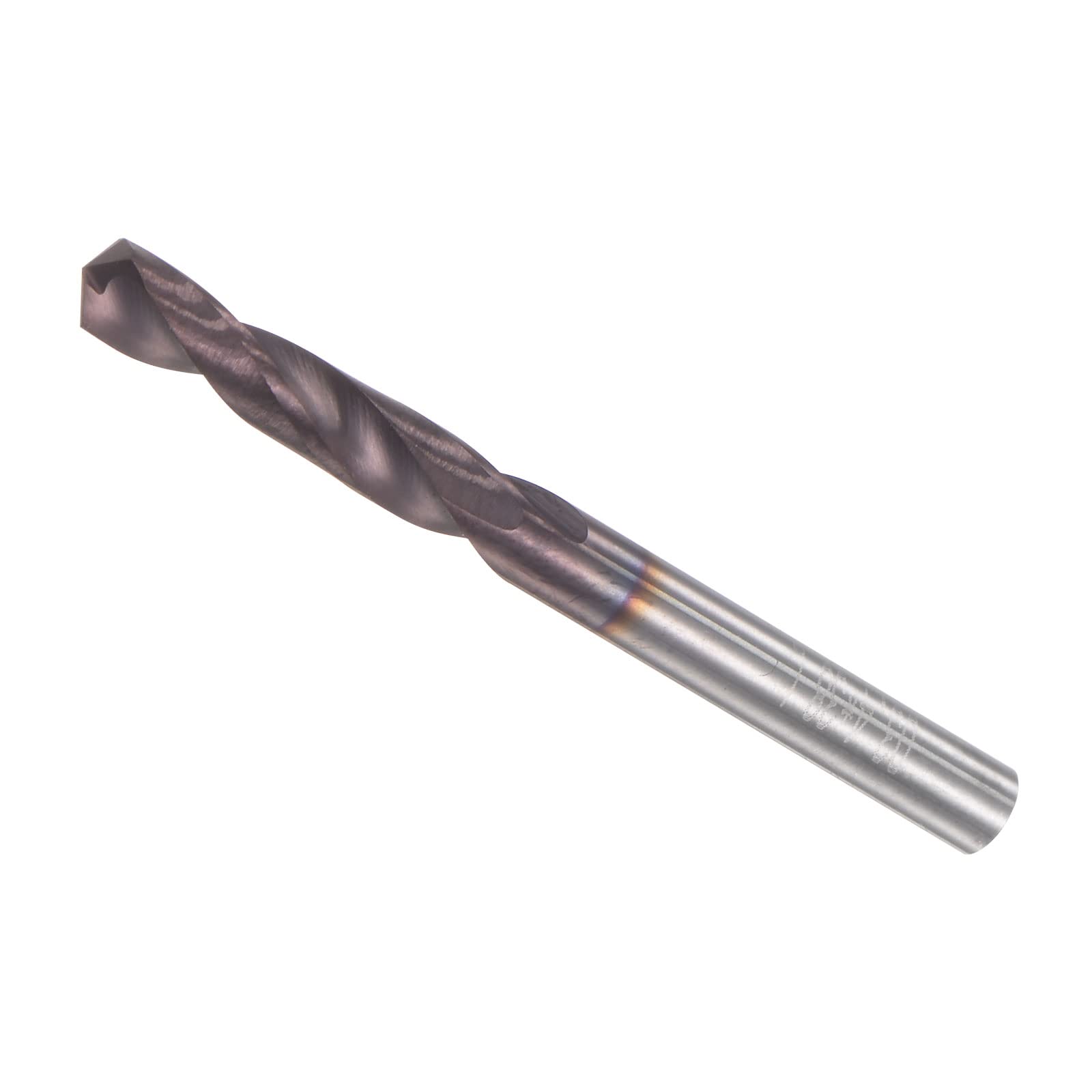 CoCud Solid Carbide Drill Bit, 3.4mm Diameter, AlTiSin Coated K45/P10 Tungsten Carbide Twist Drill Bits - (Applications: for Hardened Steel Stainless Steel Alloy), 1-Piece — image 1
