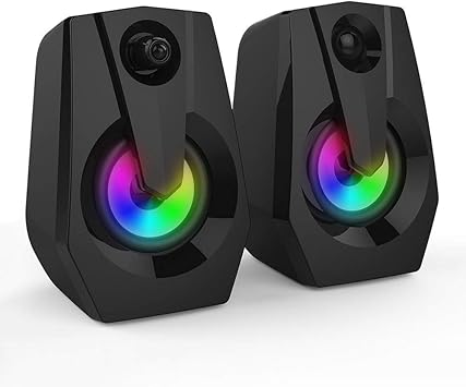 pc speakers with led lights