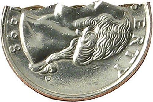 ATHOMASS Anna Bite Out Quarter Magic Trick with Coins, Silver