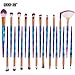 Goddessvan Makeup Brushes 20PCS Make up Foundation Eyebrow Eyeliner Blush Cosmetic Concealer Brushes (Blue)