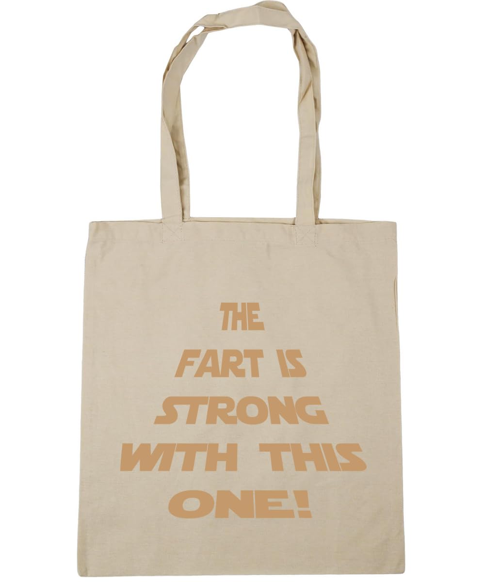 Hippowarehouse The fart is strong with this one Tote Shopping Gym Beach Bag 42cm x38cm, 10 litres