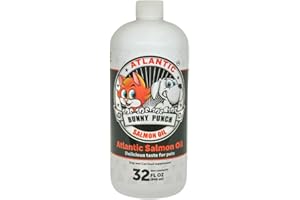 32 oz Salmon Oil for Dogs & Cat's, 100% Pure Atlantic Salmon Oil, Supplemental Fish Oil for Healthy Dog's Coats, Omega 3 Dog 