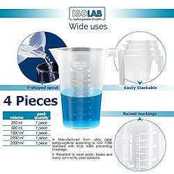 ISOLAB USA - 4 Pieces Premium Set of Laboratory