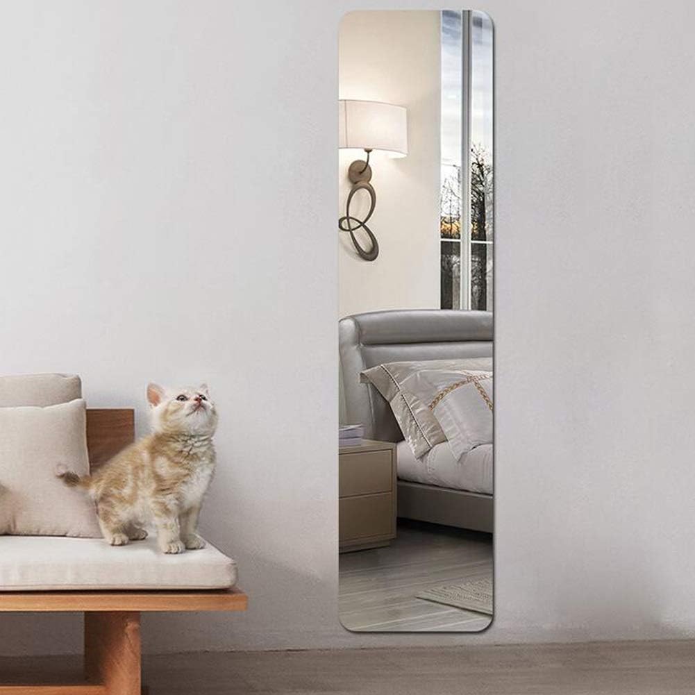 Home Décor Espejo LED de Cuerpo Entero sin Marco para Sala de Estar