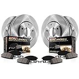 Power Stop KOE5516 Front and Rear Brake Kit- Stock Replacement Brake Rotors and Ceramic Brake Pads