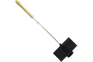 Coghlan's Cast Iron Cooker - Pre-Seasoned Pie Iron Sandwich Maker with Heat-Resistant, Removable Handles, Easy-to-Clean for Toasted Pies, Grilled Sandwiches, and Meats, For Campfire Cooking