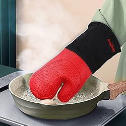 Silicone Oven Mitts, Durable sungwoo Heat Resistant
