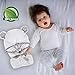 100% Organic Bamboo Hooded Baby Toddler Towel with Ears - Premium Hypoallergenic 500GSM Extra Large (35X35) with Washcloth for Boys and Girls Baby Shower Gift Set
