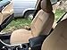 FH Group Automotive Car Seat Cover Premium PU Leather Front Pair Set Seat Covers Airbag Compatible Easy to Install with Air Freshener - Universal Fit for Cars Trucks and SUVs (Beige) PU002102