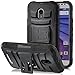 Motorola Moto G (3rd Gen, 2015) Rugged Case - Fosmon [STURDY] Shell Holster Case with Kickstand for Motorola Moto G (3rd Gen, 2015) - Black