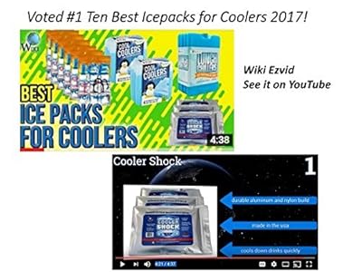 3X Lg. ZeroÂ°F Cooler Freeze Packs 10"x14" - No More Ice! Cooler Shock Replaces Ice & is Reusable - You Add Water and Save! - 12 pounds total - Camping, Fishing, Picnics, Boating