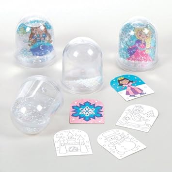 Baker Ross Boules à Neige Sur Le Thème De La Princesse Des