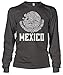 Men's Mexican Eagle Coat of Arms Mexico Long Sleeve T-Shirt
