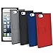 iPhone SE Stand Case, GreatShield Legacy Series Slim Fit Dual Layer Hybrid Case Snap On Back Cover with Kickstand for Apple iPhone SE / 5S / 5 (Blue/Black)