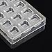 Polycarbonate Chocolate Mold Clear Mold DIY Handmade Pastry Toosl Square Shaped