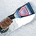 Zone Tech Heated Car Window Snow/Ice Scraper with Light -Heated Ice/Snow Scraper with 14 feet Long Cord