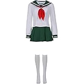 Hinevey Women Kagome Higurashi School Uniform Sets Anime Sailor Dress Halloween Cosplay Costume
