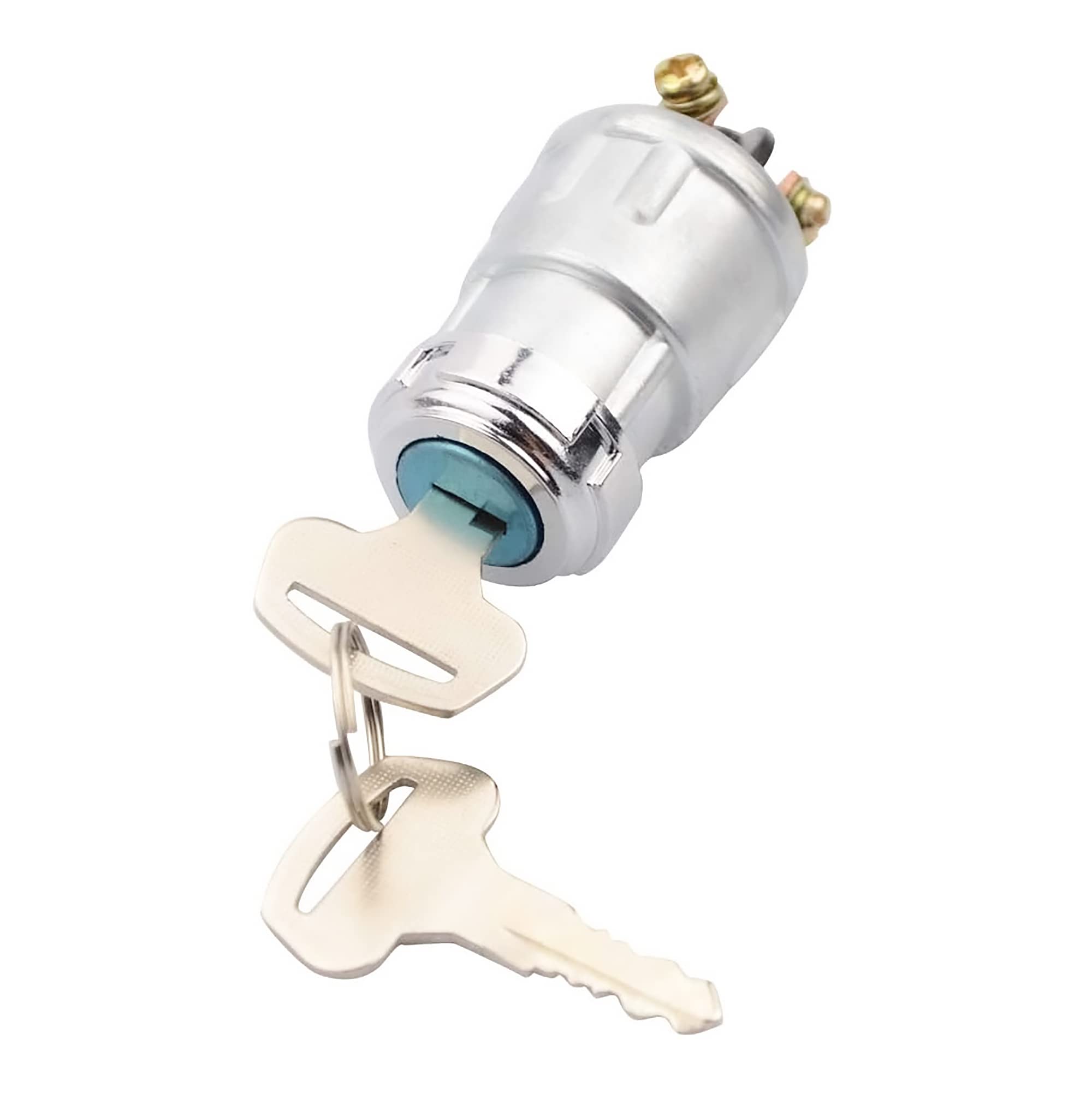 GOOFIT Ignition Switch with Key 3 Wire Engine Starter Switch Replacement For Car Motorcycle Tractor Forklift Truck Scooter Trailer Agricultural Modified Car