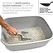 PetFusion QuickScoop Large Cat Litter Scoop. Flat Leading Edge Easily Scoops Underneath Cat Litter. Stronger ABS Plastic. Non-Stick Coating. Superior Hygiene