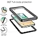 iPhone X/XS Waterproof Case, ATOP Protective Clear Cover with Built-in Screen Protector, Support Wireless Charging IP68 Certified Waterproof Dustproof Shockproof Case for iPhone X/XS 5.8 inch