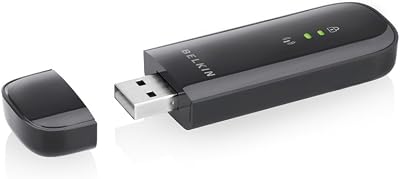 Belkin N600 Wireless USB Adapter for WiFi Network Connection Laptop Desktop