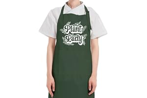 DYJYBMY Funny Gardening Apron, Waterproof Gardening Aprons for Gardener Florist, Plant Lover Gift for Grandma Sister Aunt