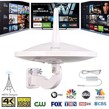 Amazon.com: ANTOP 720° Dual-Omni Reception UFO Outdoor HDTV Antenna 65