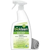 Biokleen Bac-Out Stain Remover for Clothes & Carpet - 32 Ounce - Natural, Enzymatic, Destroys Stains & Odors Safely, for Pet Stains, Laundry, Diapers, Wine, Carpets, Eco-Friendly, Plant-Based