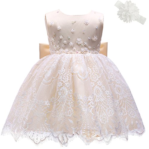 Moon kitty baby girl newborn 3d flower party dresses pa…