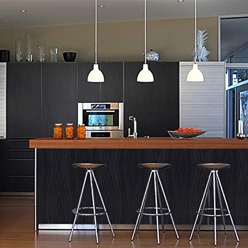 Black Wood Peel and Stick Wallpaper Wood Wallpaper Wood Removable