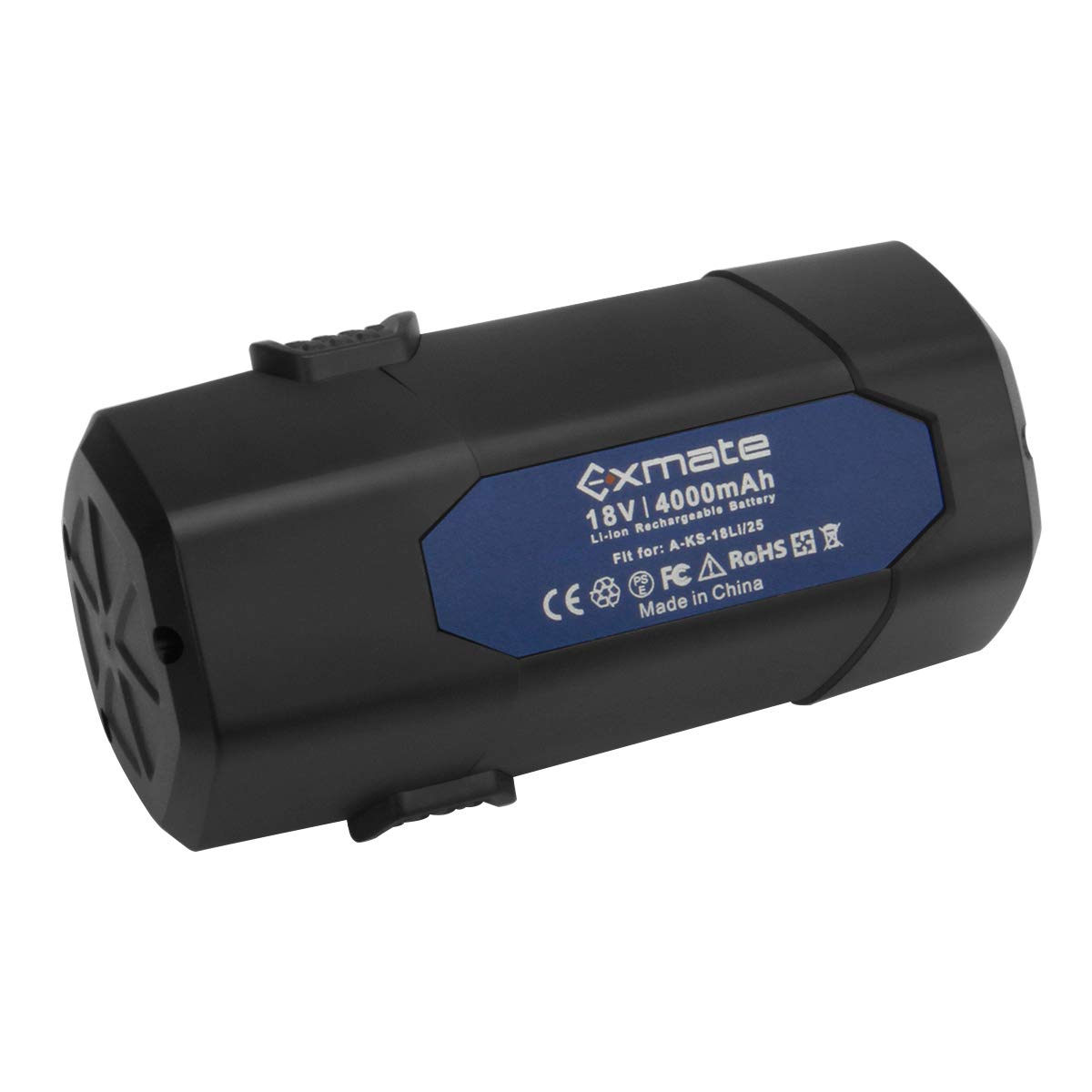 Exmate 18V 4.0Ah Battery for LUX-Tools A-KS-18Li/25, Lithium Ion Battery