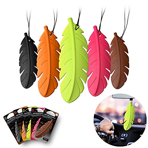 KOGADO Car Air Fresheners LongLasting Car Air Freshener Solid Colorful 5 Pieces for Cars for