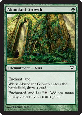 Magic: the Gathering - Abundant Growth (167) - Avacyn Restored