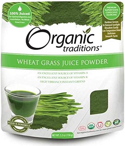 Organic Traditions Wheat Grass Juice Blend 150g By Healthy Place