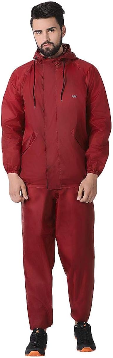 Wildcraft Maroon Hypadry Unisex Rain Cheater Suit E Plus (41310) -XX_Large at Amazon Menâs 