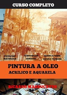 Livro Pintura a Óleo e Aquarela
