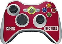 Indiana University Xbox 360 Wireless Controller Skin - Indiana Hoosiers Vinyl Decal Skin For Your Xbox 360 Wireless Controller