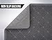GORILLA GRIP Cat Litter Box Mat, 35x23, Water Resistant Kitty Litter Trapping Mat, Textured Backing, Easy to Clean, Less Waste and Clean Floors, Kitten Supplies for Indoor Cats, Soft on Paws, Brown