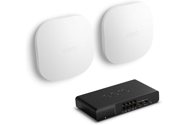 Two Amazon eero PoE 7s (newest model) with Amazon eero PoE Gateway