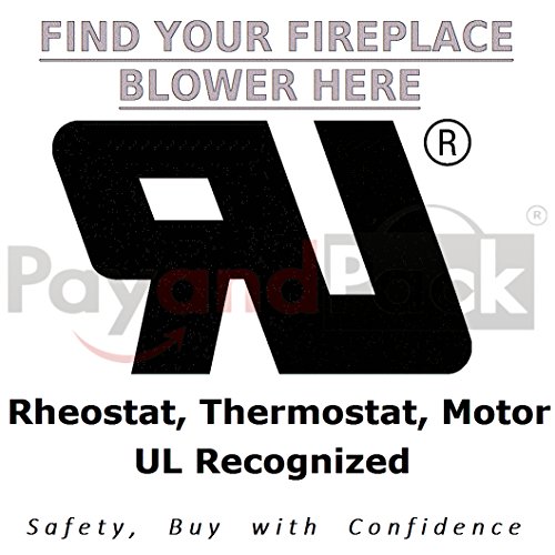 Payandpack Fk12 Replacement Fireplace Blower Fan Kit For Majestic