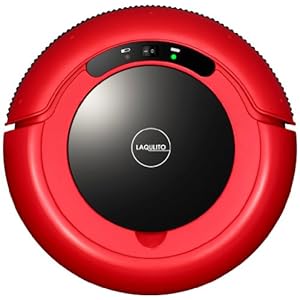 CCP 【LAQULITO】 自動ロボット掃除機（エントリーモデル） レッドブラック CZ-860-RB