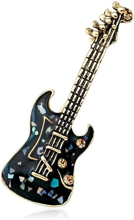 Regali Di Natale Unisex.Yarmy Spilla Donna Spilla Vintage Di Bell Di Unisex Chitarra Spilla Versatile Strumento Colore Regali Di Natale Di Autunno Ed Inverno Amazon It Casa E Cucina