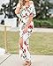 UMEKO Womens Floral Off The Shoulder Dresses Summer Casual Ruffle High Waist Slit Long Maxi Dress with Pockets